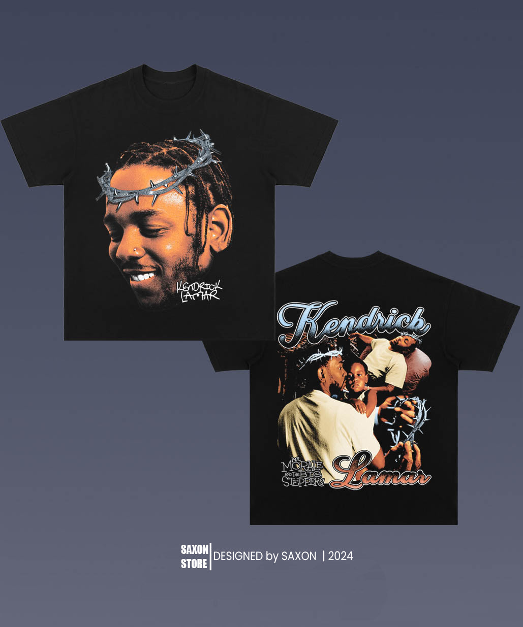 KENDRICK LAMAR 3.7 BIG FACE GRAPHIC TEE