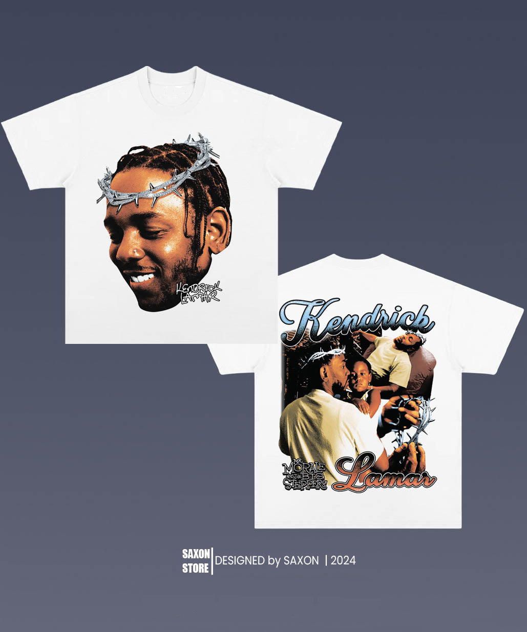 KENDRICK LAMAR 3.7 BIG FACE GRAPHIC TEE