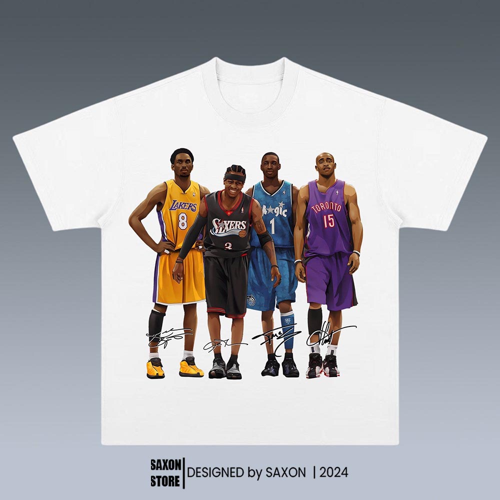 KOBE-IVERSON-TMAC-VINCE CARTER GRAPHIC TEE