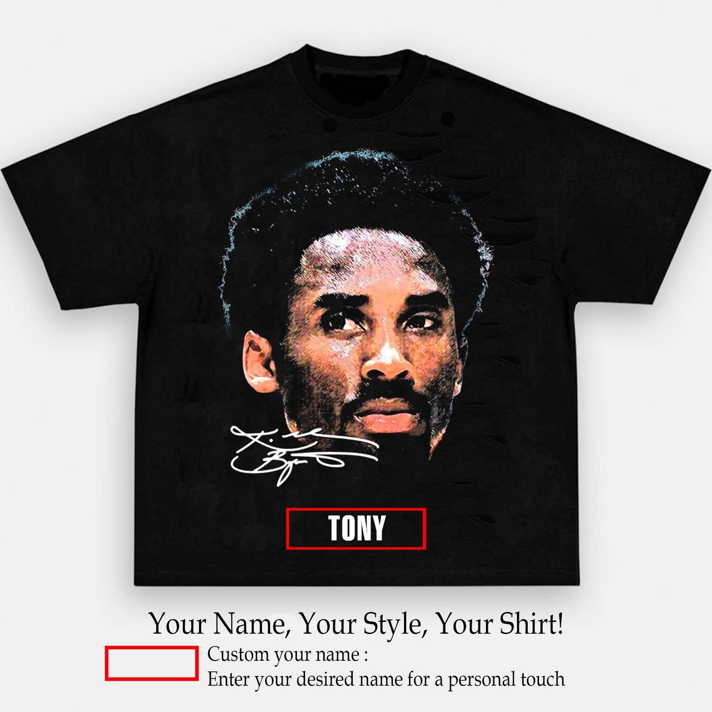 KOBE 2.82 BIG FACE GRAPHIC TEE | Personalize with Your Name