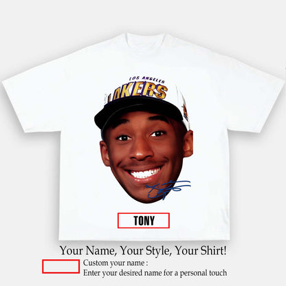 KOBE 3.69 BIG FACE GRAPHIC TEE | Personalize with Your Name