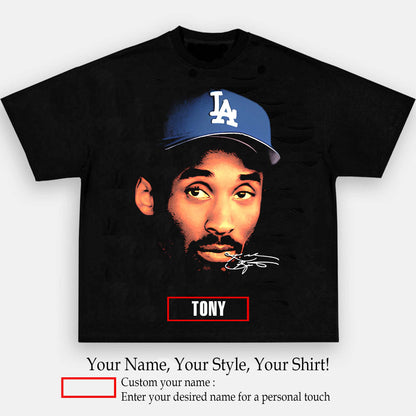 KOBE BIG FACE GRAPHIC TEE | Personalize with Your Name