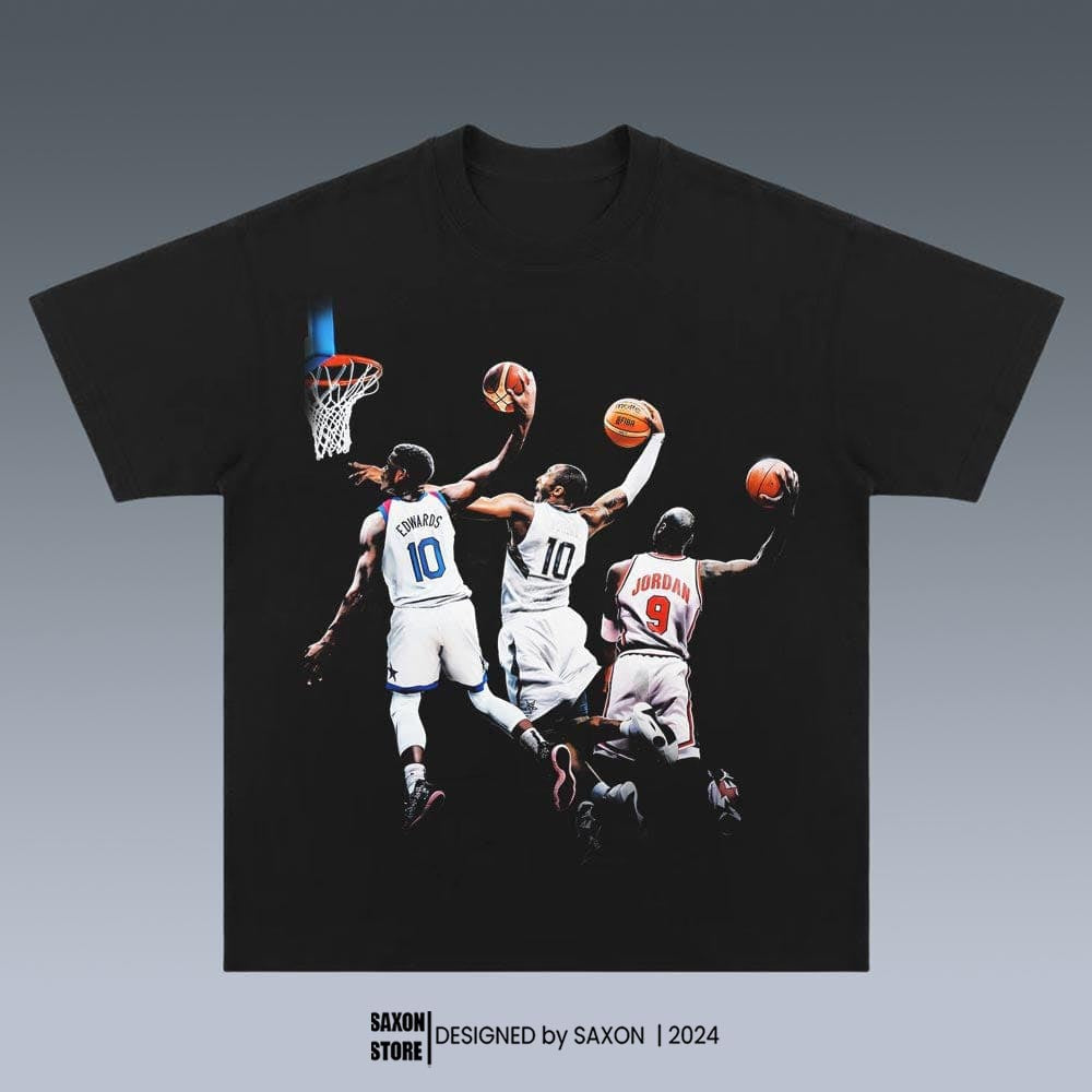 KOBE & JORDANS & EDWARDS GRAPHIC TEE