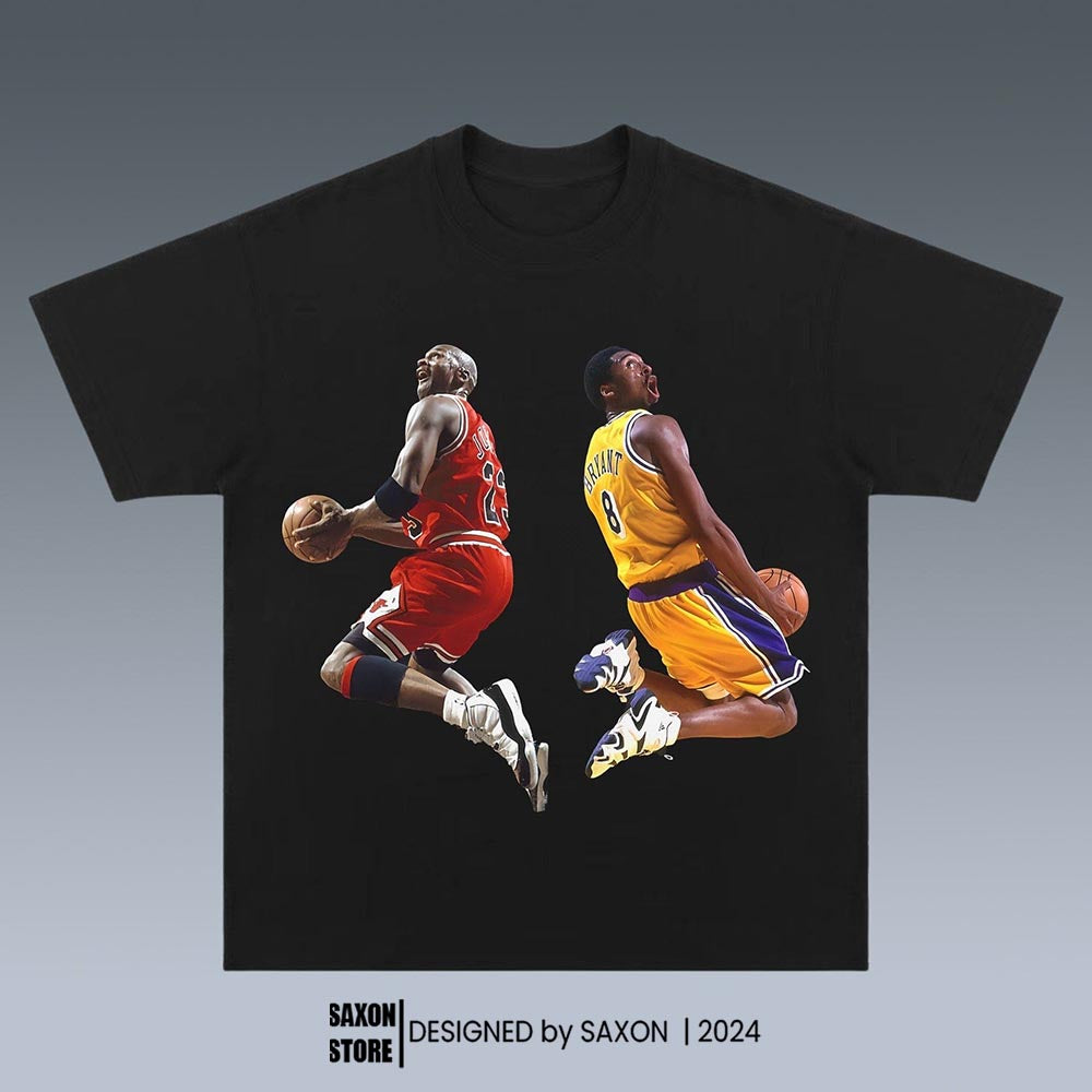 KOBE& MICHAEL JORDAN GRAPHIC TEE