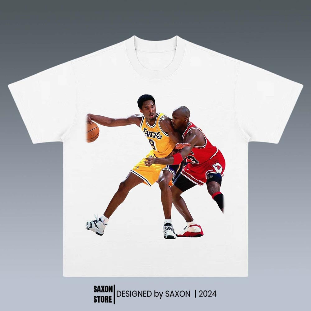 KOBE & MICHAEL JORDAN GRAPHIC TEE V1