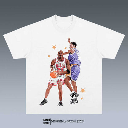 KOBE& MICHAEL JORDAN GRAPHIC TEE V1