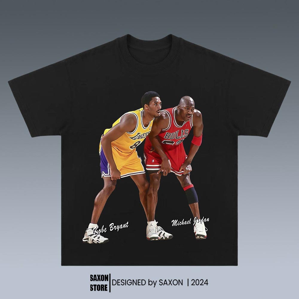 KOBE & MICHAEL JORDAN GRAPHIC TEE