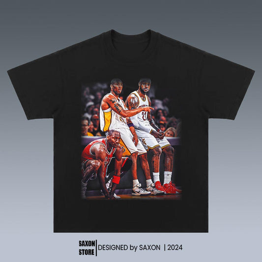 KOBE& MICHAEL JORDAN& LEBRON JAMES GRAPHIC TEE