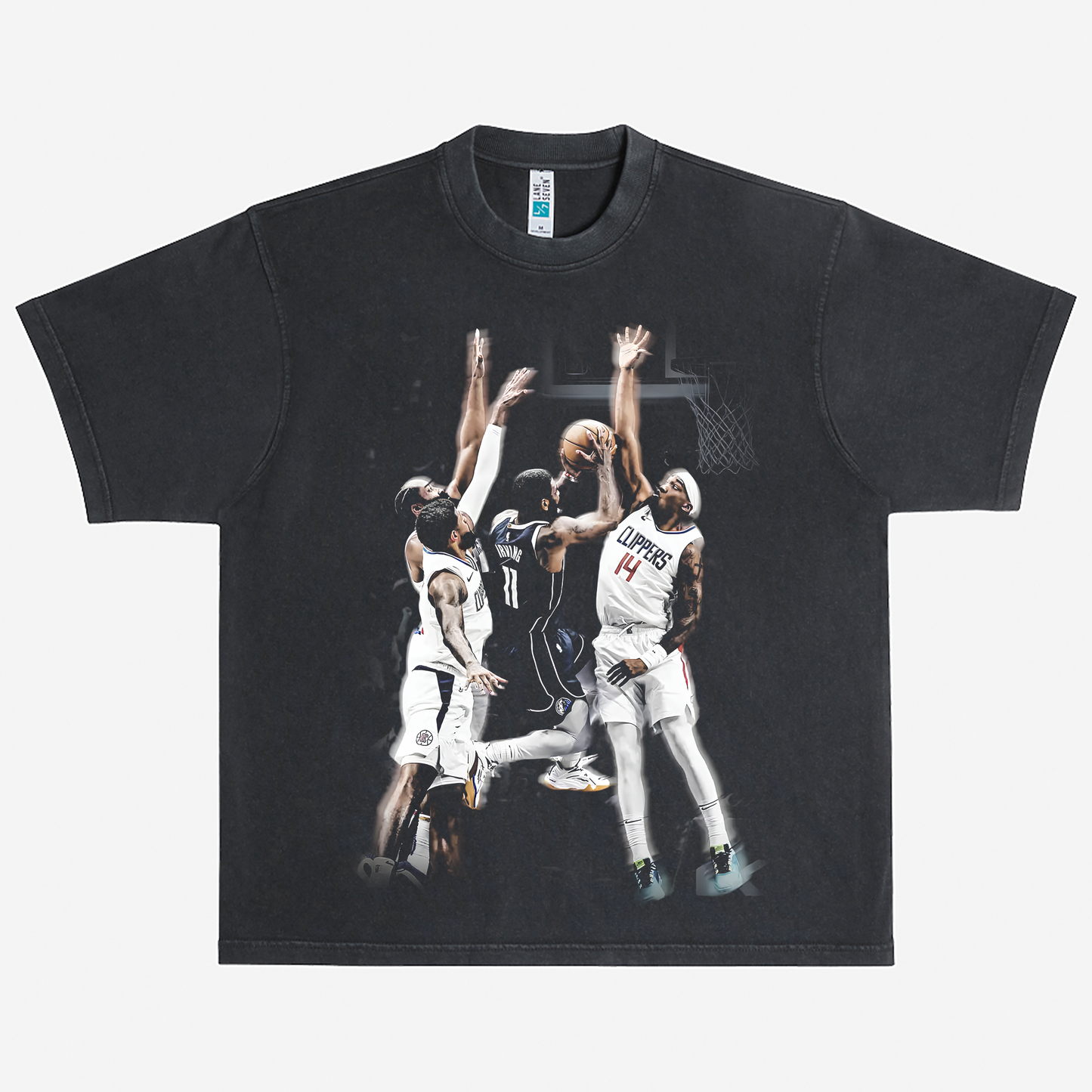 KYRIE IRVING VINTAGE Heavyweight Graphic Tee Shirt