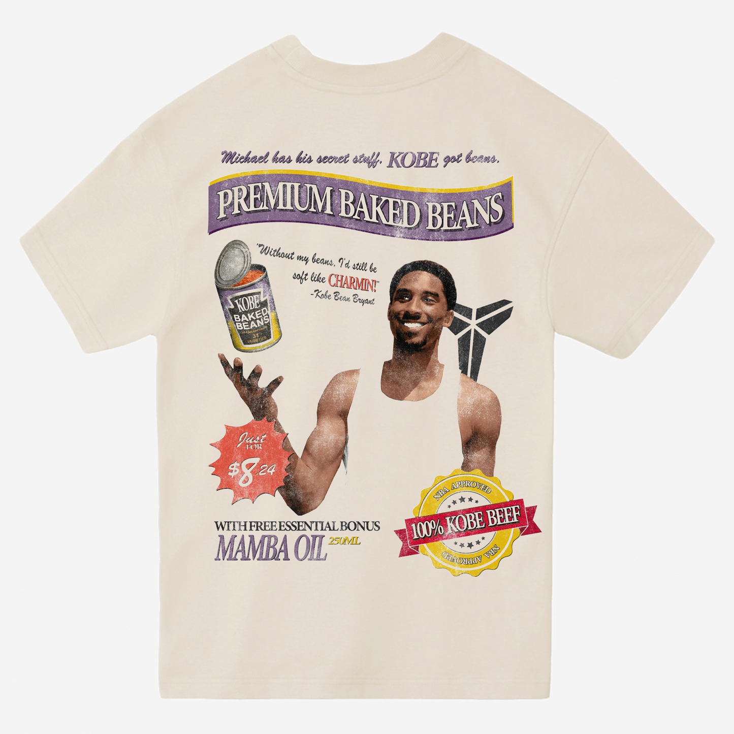 Kobe Beans Heavyweight Graphic Tee Shirt