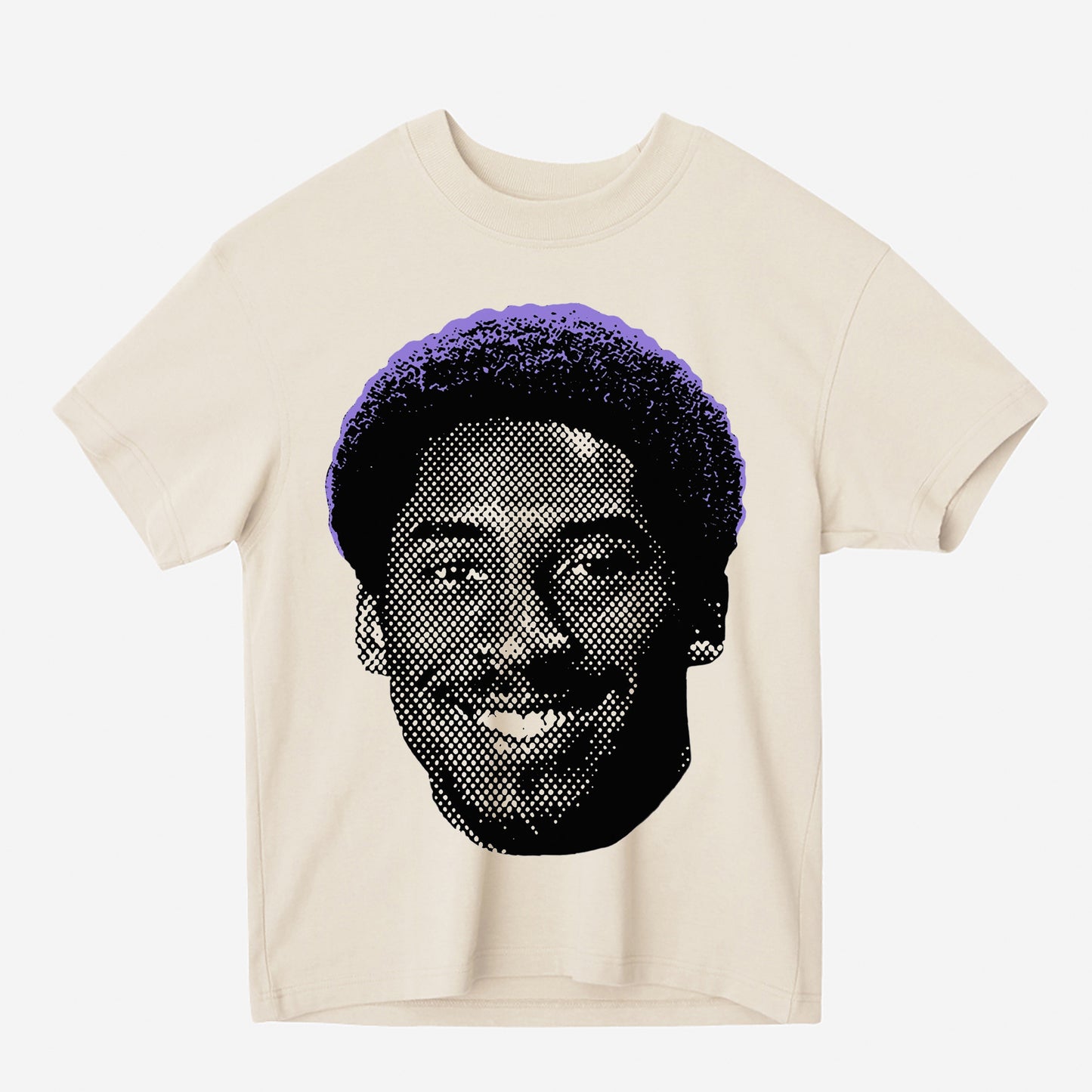Kobe Bryant Afro Heavyweight Graphic Tee Shirt