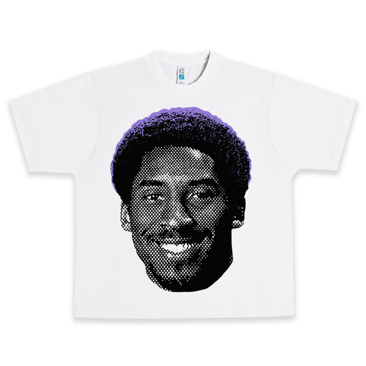 Kobe Bryant Afro Heavyweight Graphic Tee Shirt