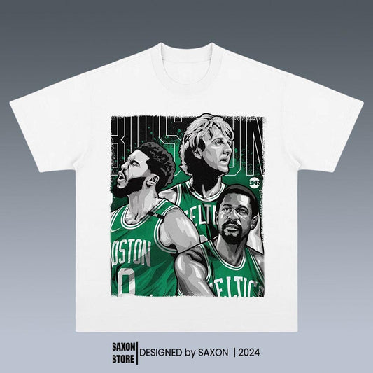 LARRY BIRD& JAYSON TATUM GRAPHIC TEE