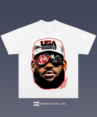 LEBRON JAMES TEE 10.34 BIG FACE GRAPHIC TEE