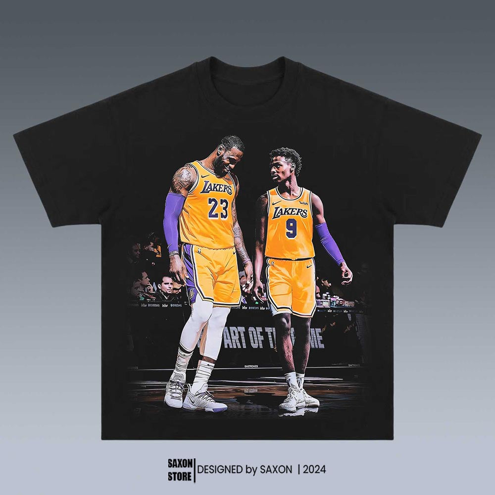 LEBRON JAMES& BROONY 7.2-2 GRAPHIC TEE