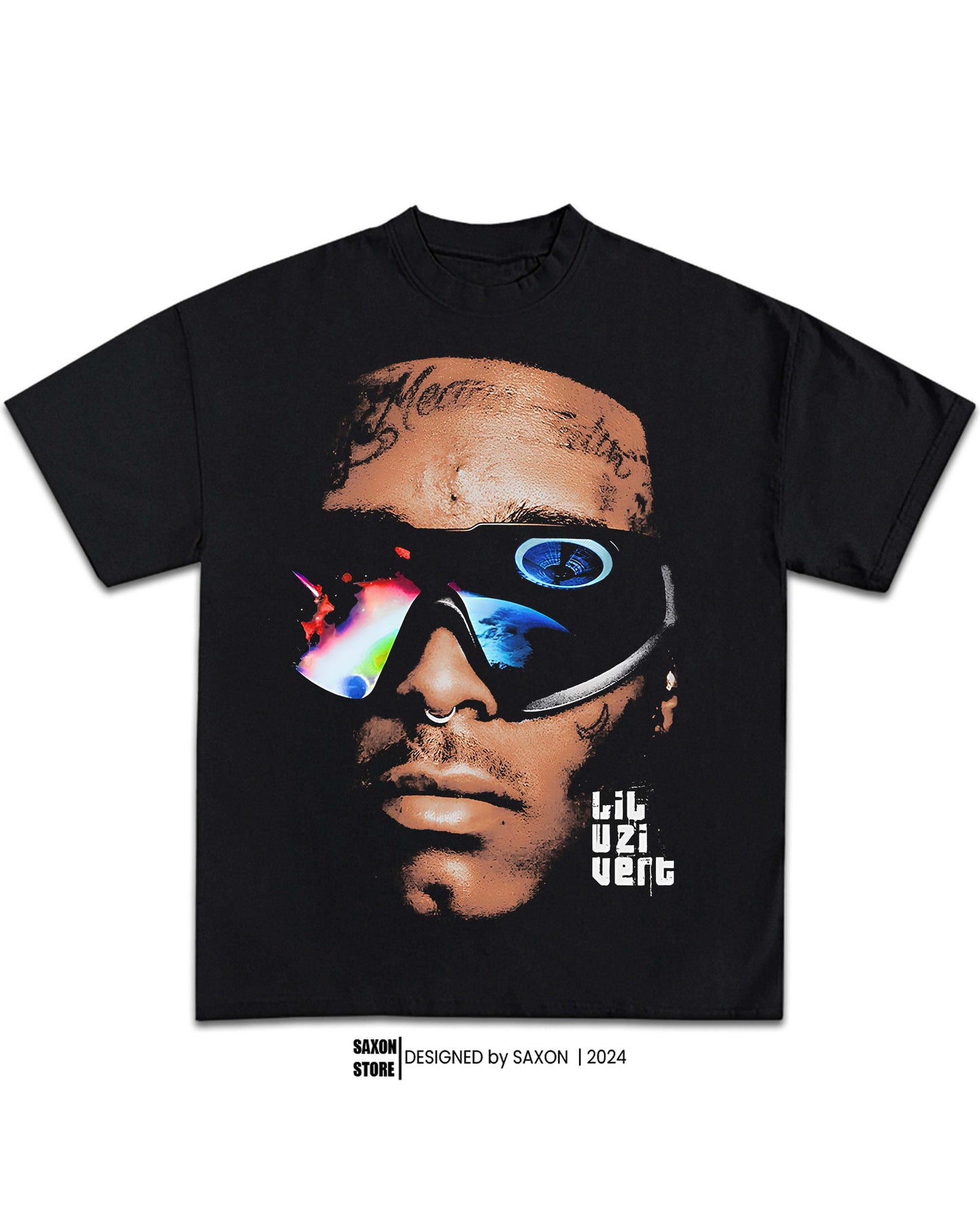 LIL UZI 2.25 BIG FACE GRAPHIC TEE