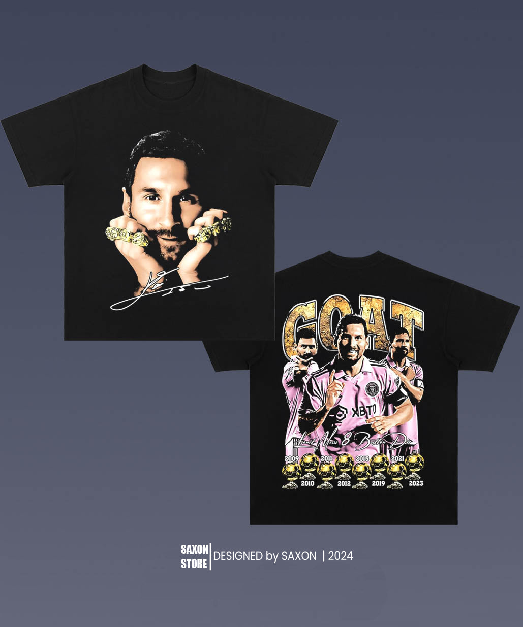 LIONEL MESSI 2.11 BIG FACE GRAPHIC TEE