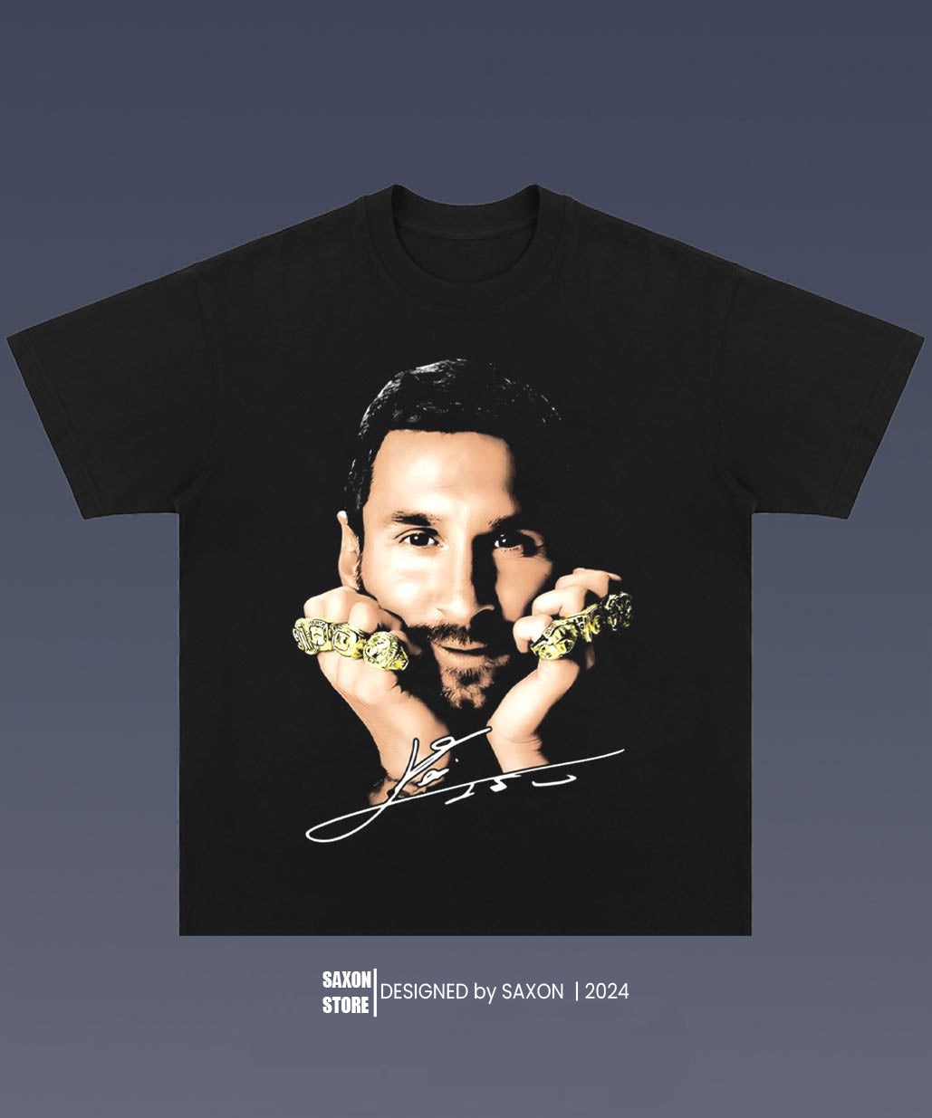 LIONEL MESSI 2.11 BIG FACE GRAPHIC TEE