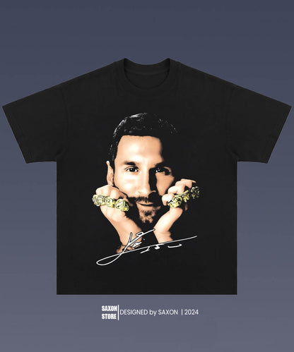 LIONEL MESSI 2.11 BIG FACE GRAPHIC TEE