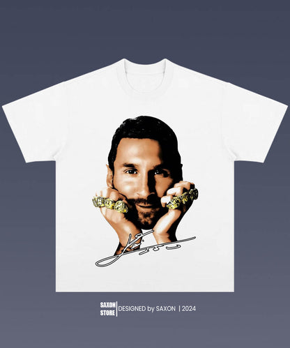 LIONEL MESSI 2.11 BIG FACE GRAPHIC TEE