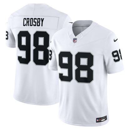 Las Vegas Raiders Vapor F.U.S.E. Stitched Limited Jersey 2026 - White