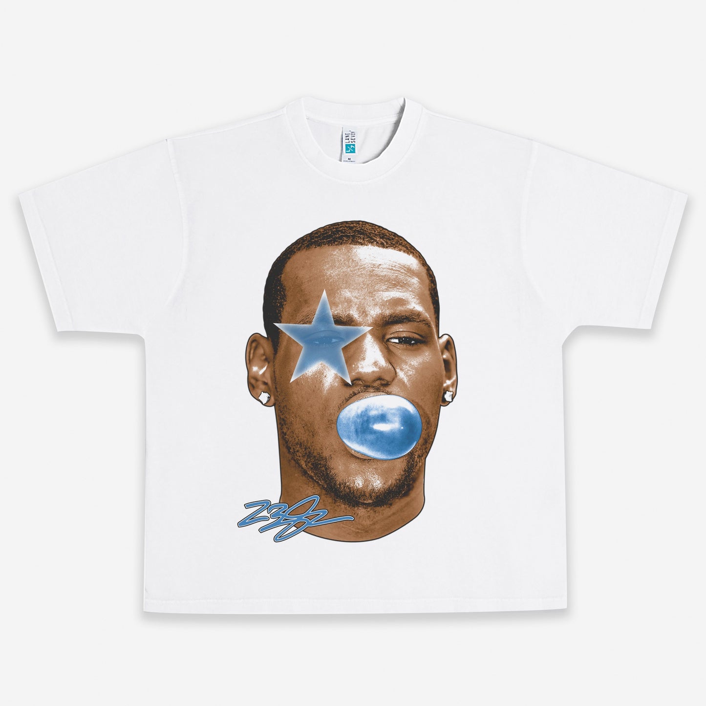 Lebron James Bubble Gum Heavyweight Graphic Tee Shirt
