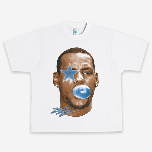 Lebron James Bubble Gum Heavyweight Graphic Tee Shirt
