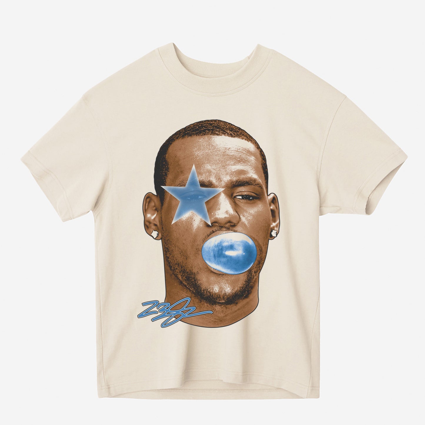 Lebron James Bubble Gum Heavyweight Graphic Tee Shirt