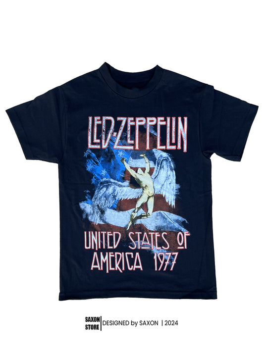 Led Zeppelin USA 1977 Graphic Tee