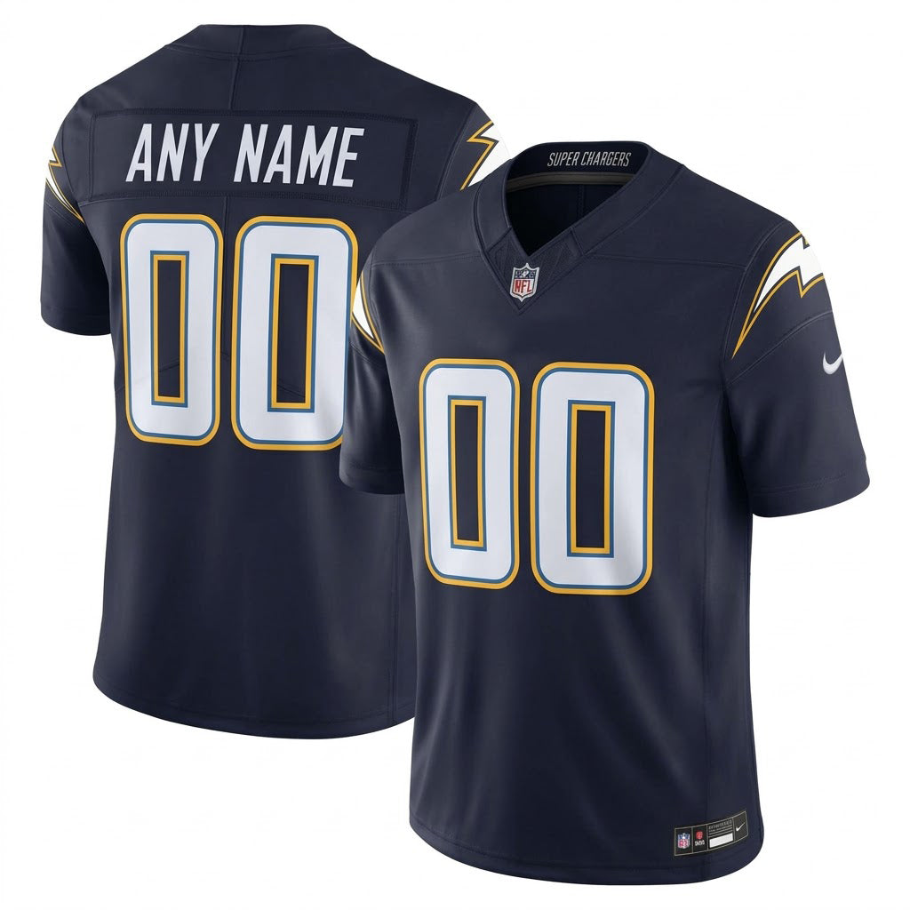 Los Angeles Chargers Alternate Super Chargers Vapor F.U.S.E. Stitched Limited Jersey 2026 - Navy