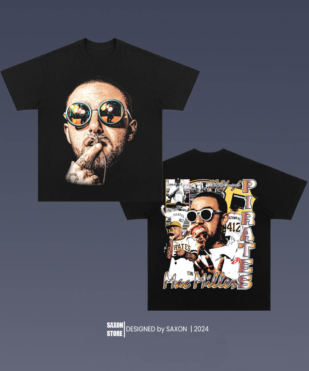 MAC MILLER 3.9 BIG FACE GRAPHIC TEE