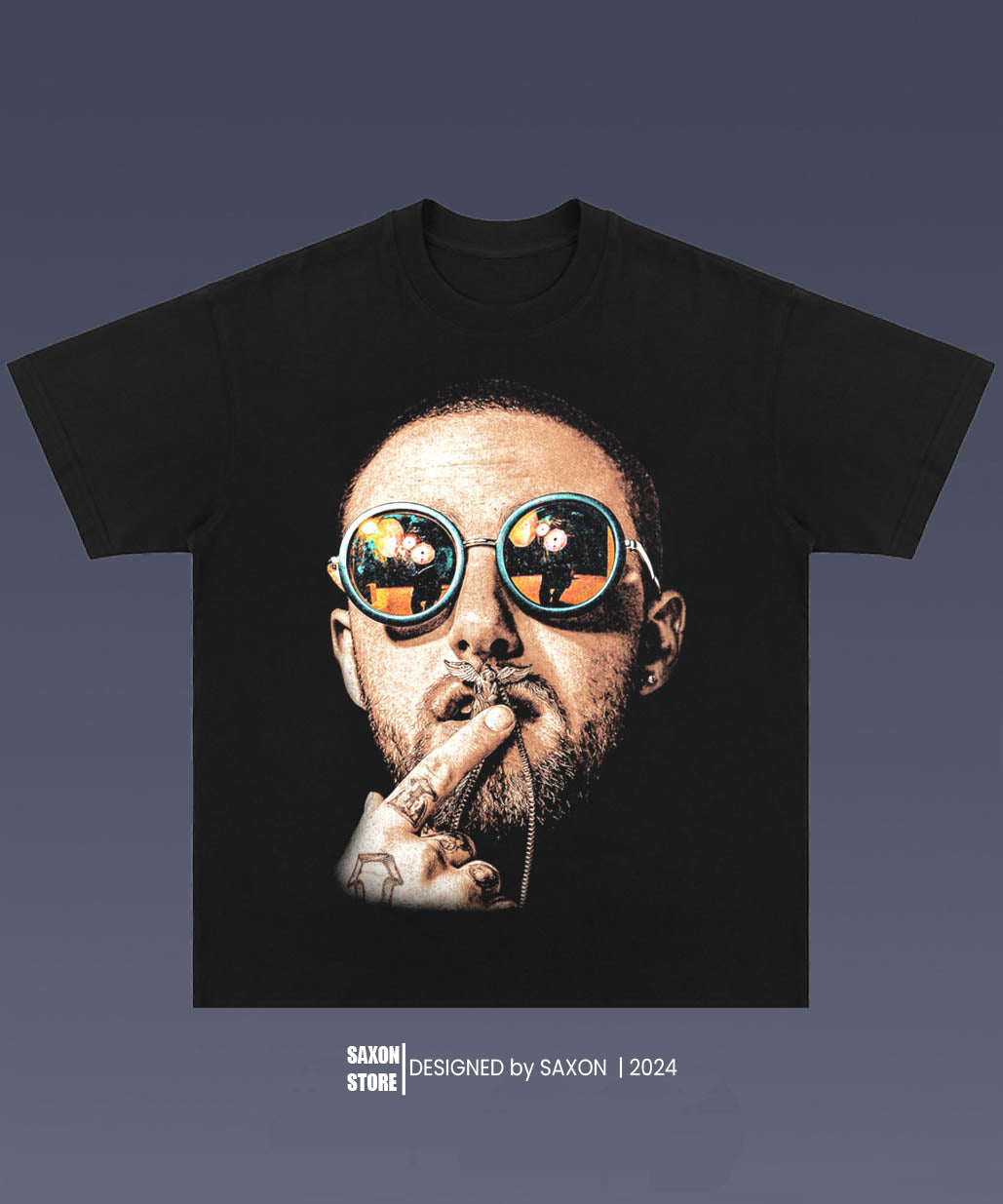MAC MILLER 3.9 BIG FACE GRAPHIC TEE