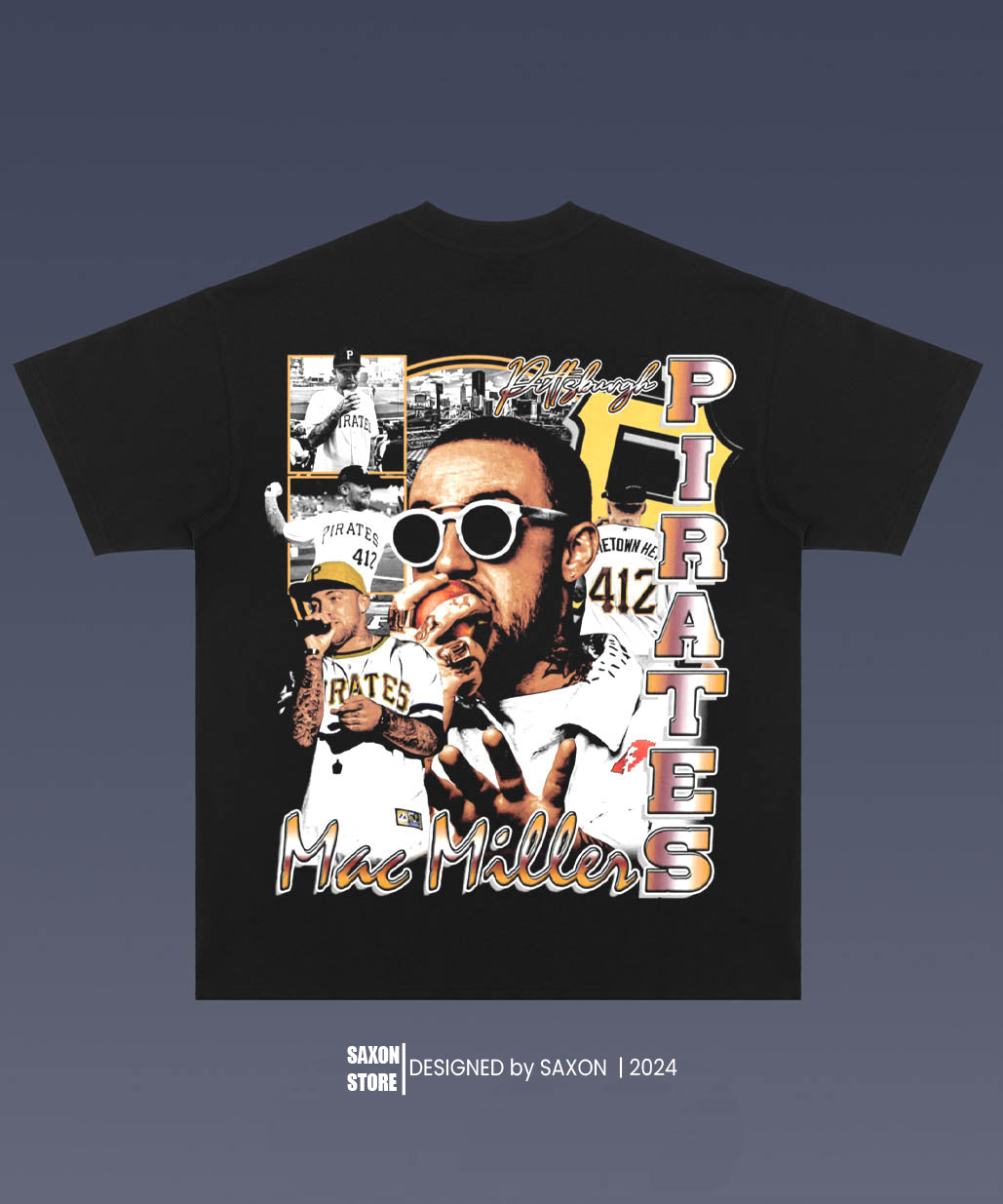 MAC MILLER 3.9 BIG FACE GRAPHIC TEE