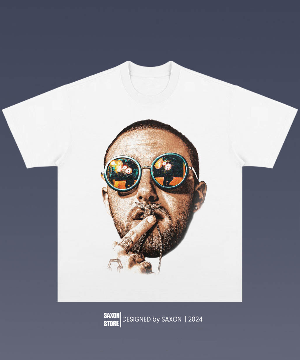 MAC MILLER 3.9 BIG FACE GRAPHIC TEE