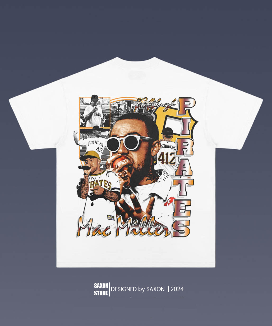 MAC MILLER 3.9 BIG FACE GRAPHIC TEE