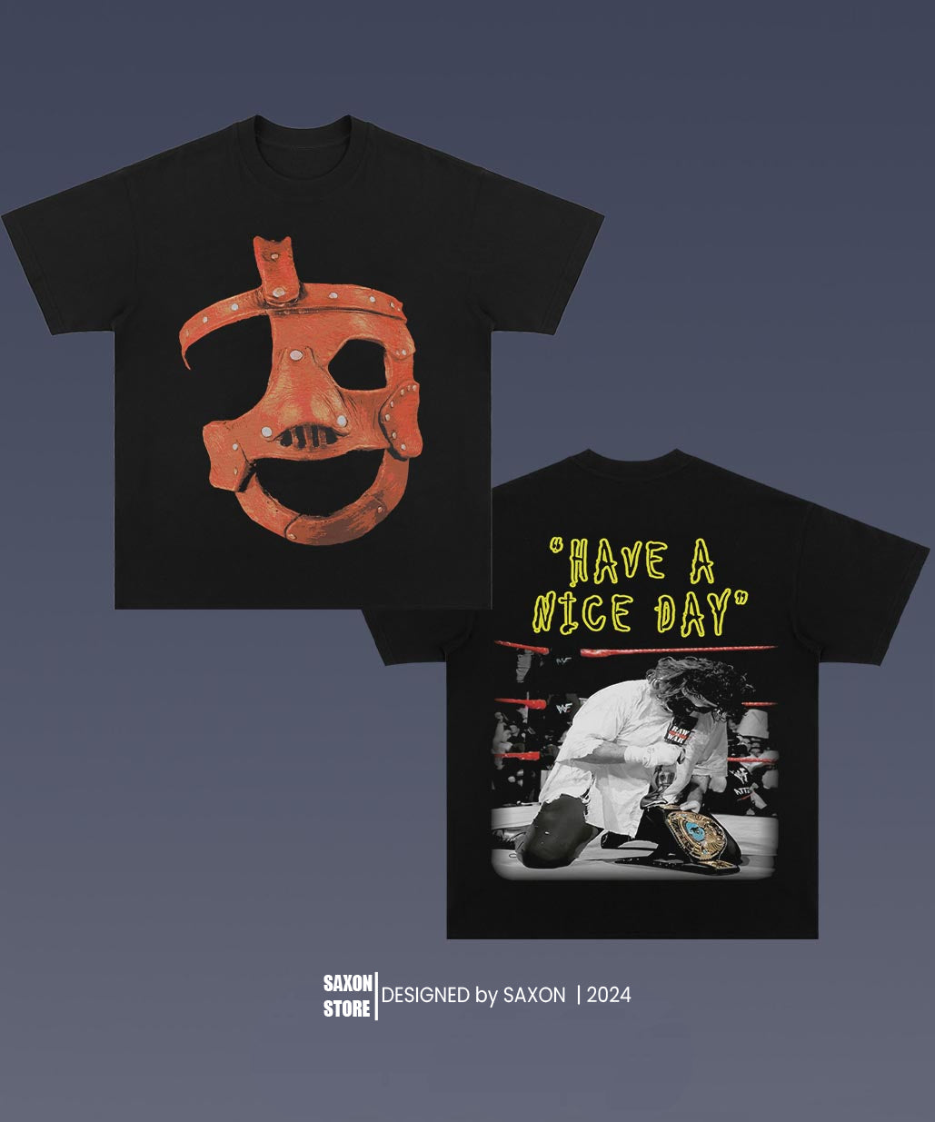 MANKIND 1.3 BIG FACE GRAPHIC TEE