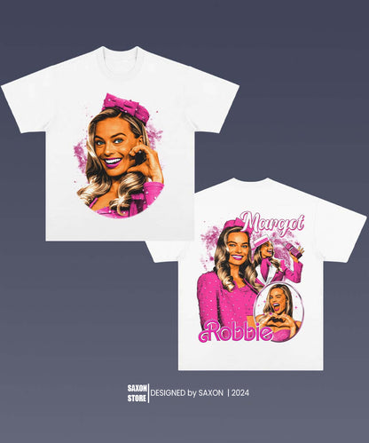 MARGOT ROBBIE TEE 1.0 BIG FACE GRAPHIC TEE