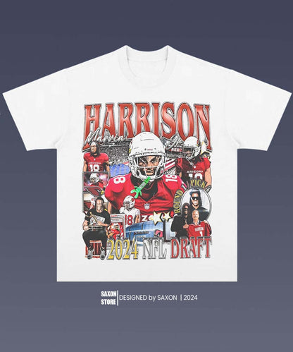 MARVIN HARRISON JR 1.1 TEE - AMERICAN FOOTBALL GRAPHIC TEE