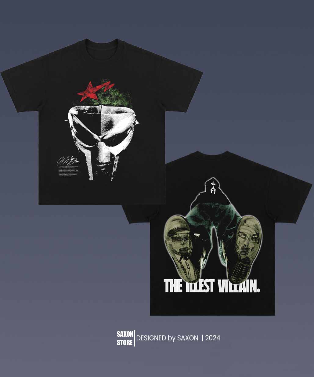 MF DOOM BIG FACE GRAPHIC TEE