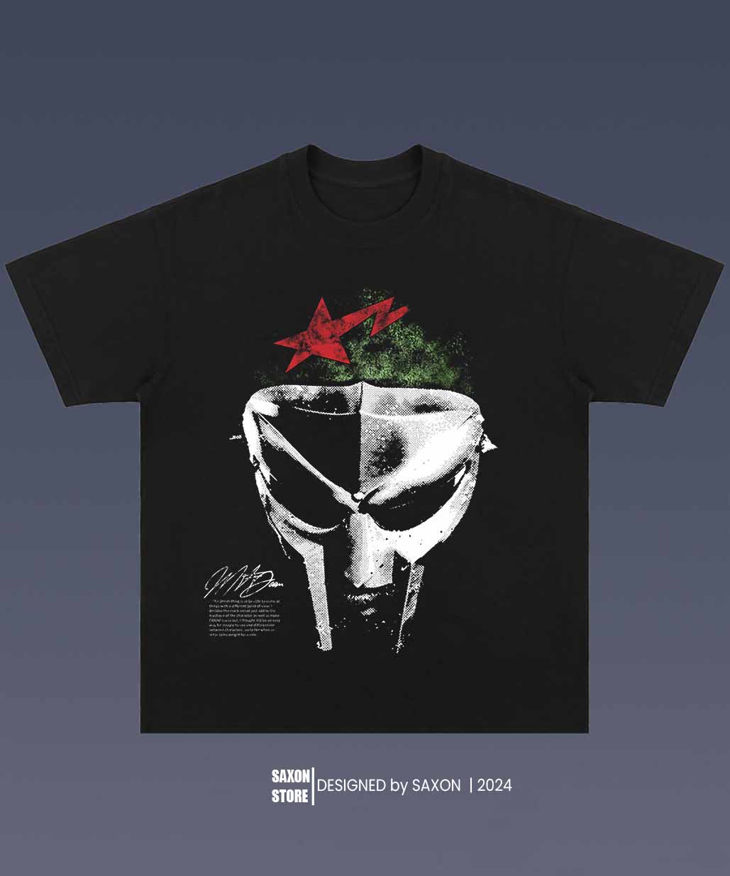 MF DOOM BIG FACE GRAPHIC TEE