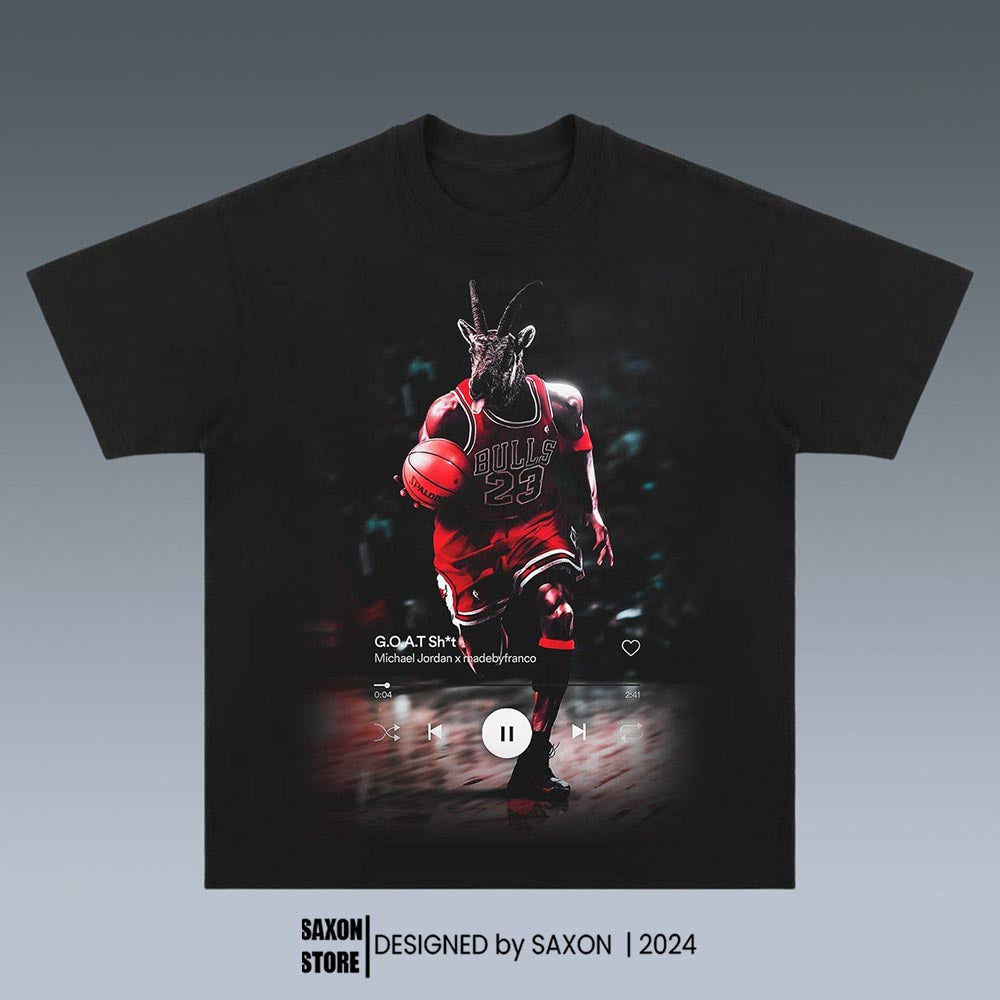 MICHAEL JORDAN-THE GOAT GRAPHIC TEE