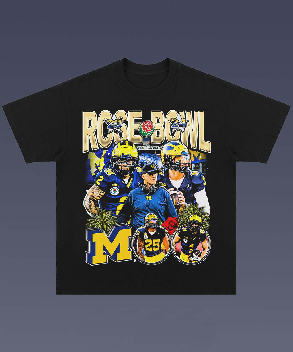 MICHIGAN - ROSE BOWL 1.0 TEE