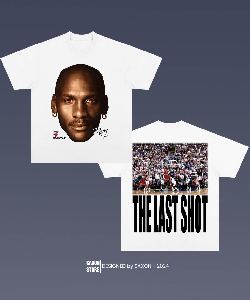 MJ Michael Jordan 1.3 BIG FACE GRAPHIC TEE