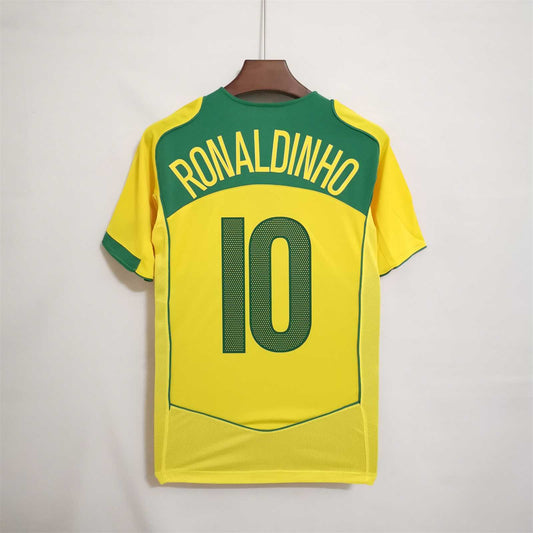 Ronaldinho Brazil Home Jersey 2004