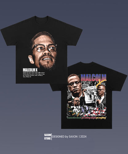 Malcolm X 1.7 BIG FACE GRAPHIC TEE