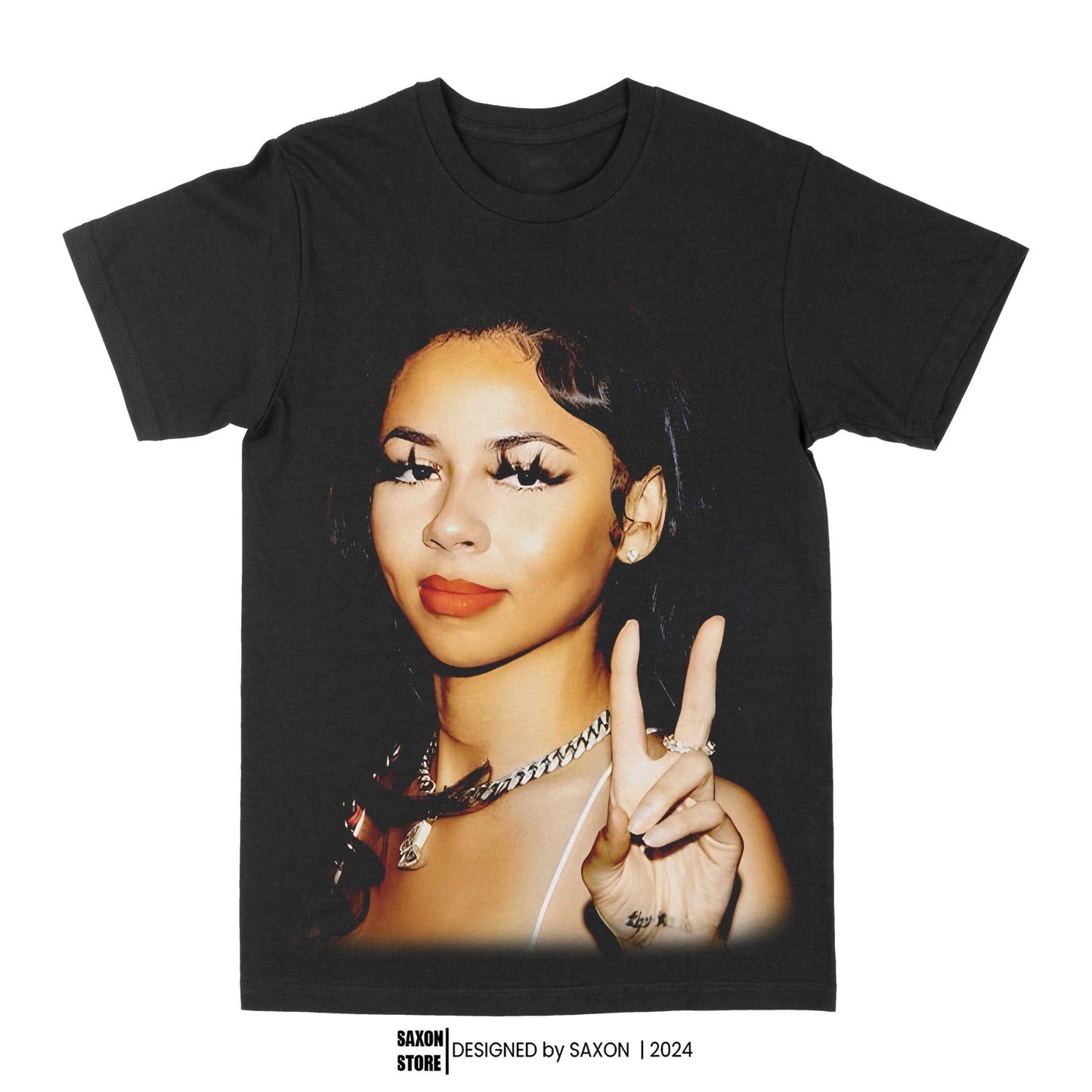Mariah The Scientist "Big Face Peace" Graphic Tee