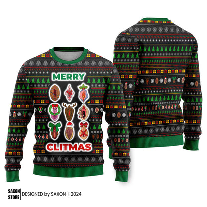 Merry Clitmas Funny Ugly Christmas Sweater