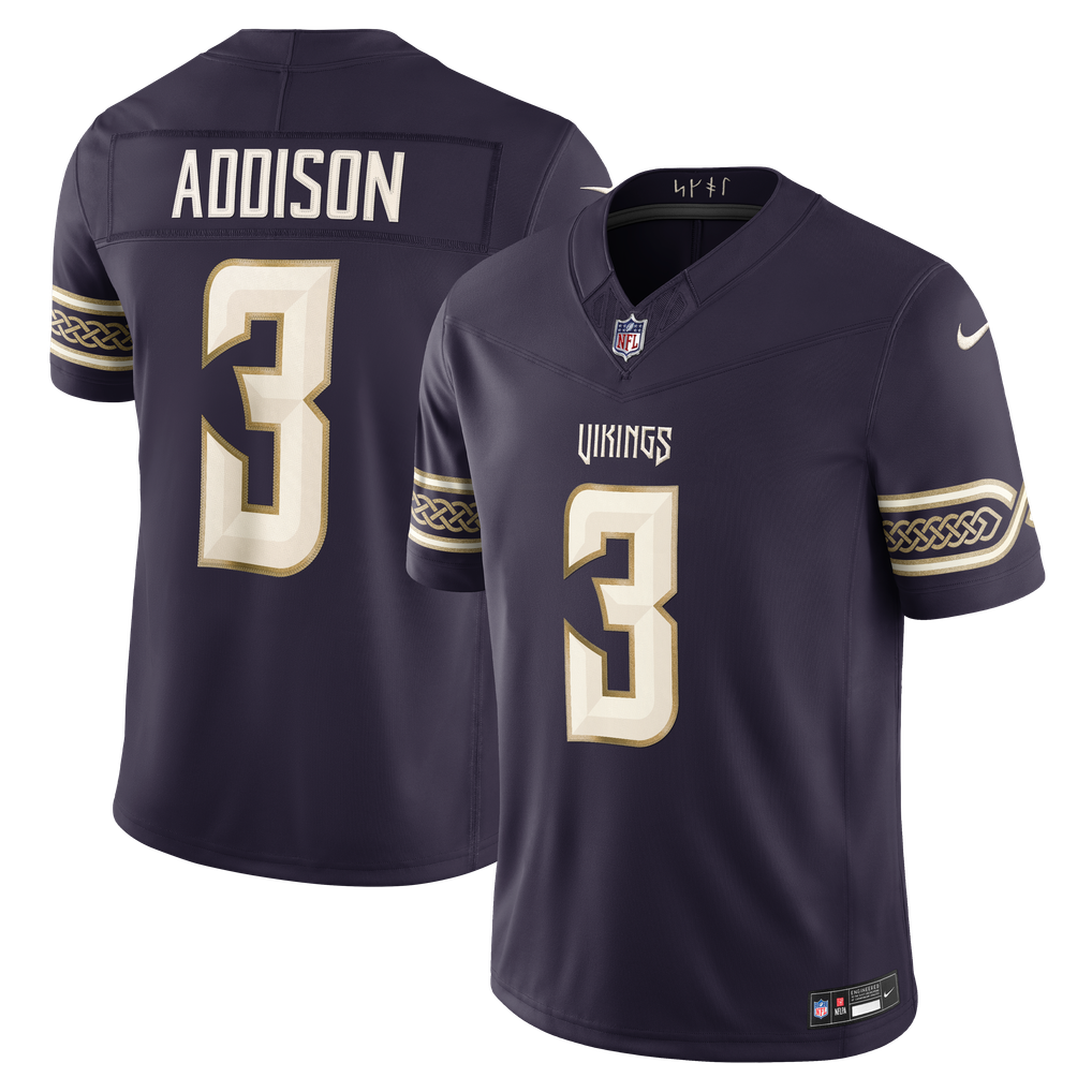 Minnesota Vikings 2026 Rivalries Collection Stitched Limited Jersey – Purple