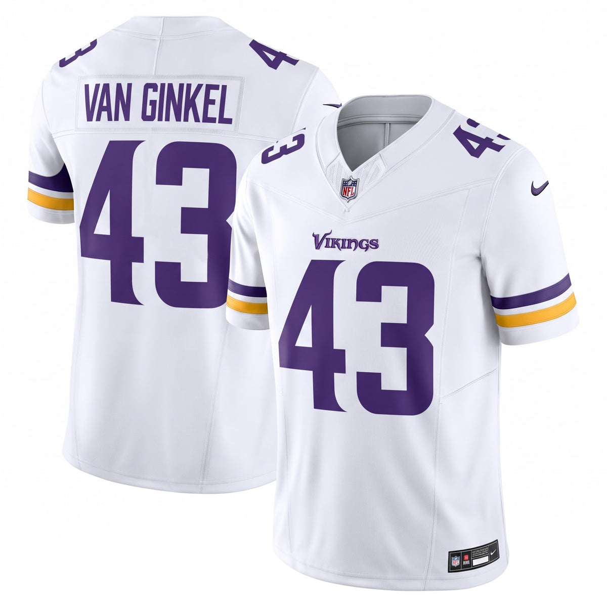 Minnesota Vikings Vapor F.U.S.E. Limited Away Jersey 2026  - White