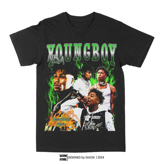 NBA Youngboy Green Graphic Tee